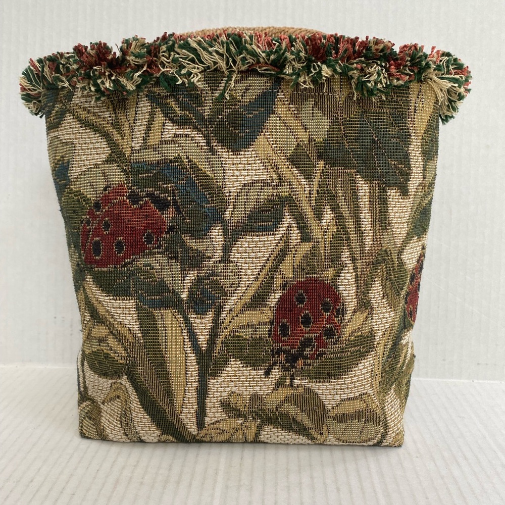 Vintage Womens Ladybug Tapestry Tote/ Purse - Picture 2 of 4